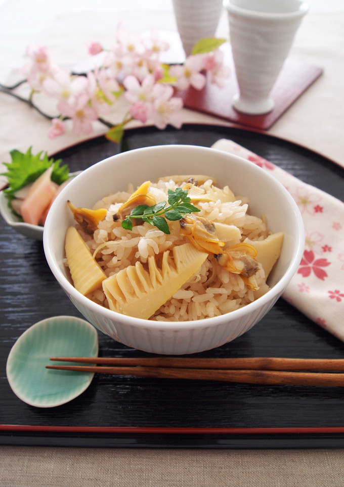 あさりと筍の炊き込みごはん-レシピのメイン写真