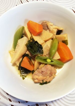 旨みたっぷり、たけのこの煮物-レシピのメイン写真