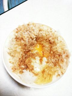 おかかポン酢卵ご飯-レシピのメイン写真