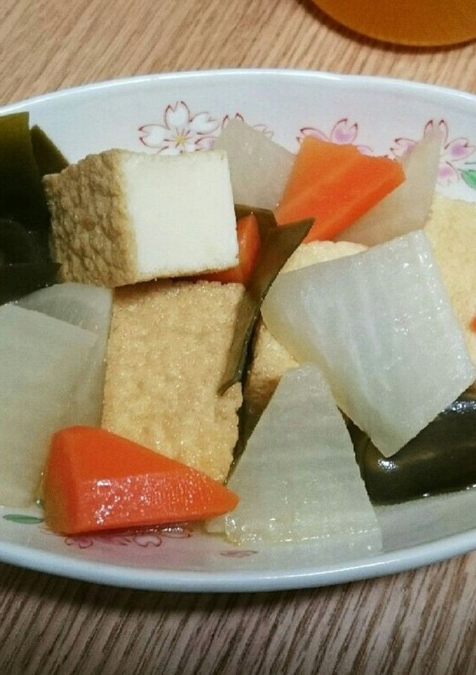 白だしで根菜の煮物☆-レシピのメイン写真
