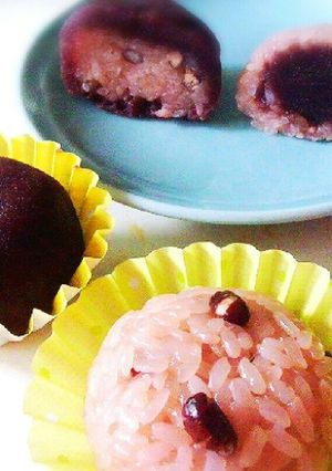 簡単すぎる！赤飯おはぎ-レシピのメイン写真