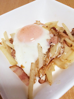 *ベーコンポテトのたまごおとし*-レシピのメイン写真