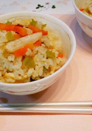 若ごぼうのシンプル*炊き込み御飯-レシピのメイン写真