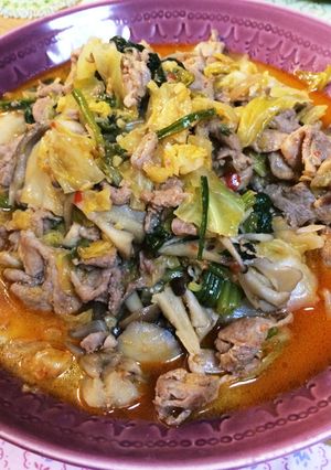 豚肉とキャベツのぴり辛味噌炒め-レシピのメイン写真