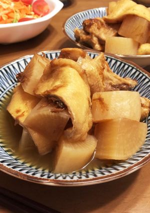 骨付きチキンと大根のさっぱり煮-レシピのメイン写真