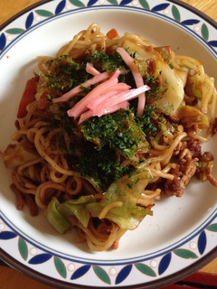 焼きそばの粉末ソースがムラにならない方法-レシピのメイン写真