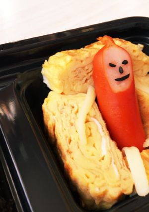 キャラ弁★彡黄金社長の卵ソファ-レシピのメイン写真