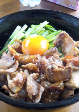 鶏皮あぶらめし!-レシピのメイン写真