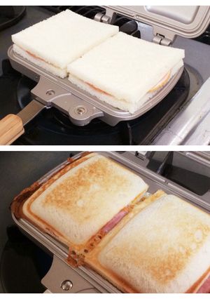 BBQでホットサンド♪-レシピのメイン写真