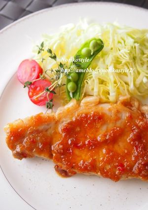 ポークソテー生姜チリソース-レシピのメイン写真