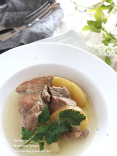 豚肉とリンゴの煮込み-レシピのメイン写真