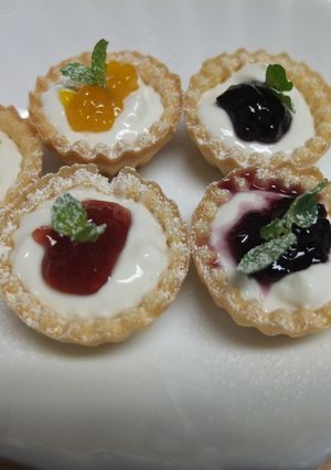 なんちゃってクリームチーズのタルト-レシピのメイン写真