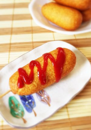 簡単！★おやつにHMでアメリカンドッグ★-レシピのメイン写真