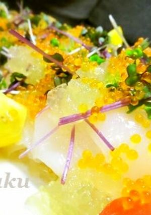 キラキラ☆お刺身のカルパッチョ-レシピのメイン写真