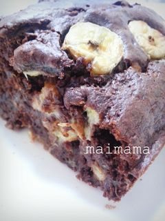 ヘルシー♪バナナとおからのココアケーキ-レシピのメイン写真