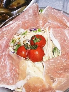 生ハムサラダ-レシピのメイン写真