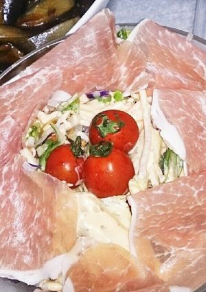 生ハムサラダ-レシピのメイン写真