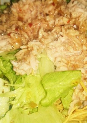 パリパリ麺のサラダ-レシピのメイン写真