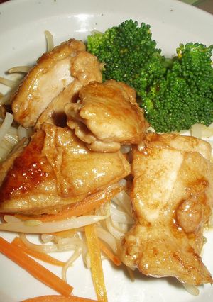 鶏モモ肉で☆ボリューム生姜焼き-レシピのメイン写真