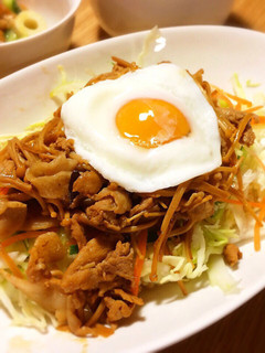 豚肉とえのきのさっぱりポン酢丼-レシピのメイン写真