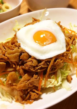 豚肉とえのきのさっぱりポン酢丼-レシピのメイン写真