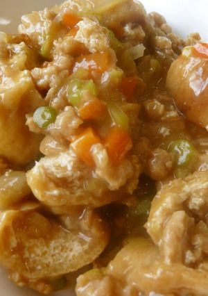 畑のお肉で和風マーボー油あげ-レシピのメイン写真