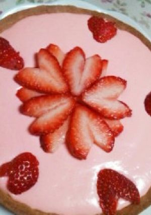 桜のレアチーズケーキタルト❤-レシピのメイン写真