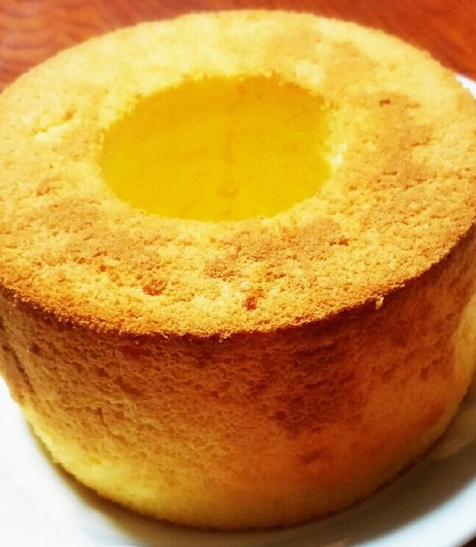 シフォンケーキ☆プレーン 15cm型 by すばママキッチン 【クックパッド