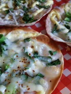 餃子の皮で簡単☆和風ピザ-レシピのメイン写真