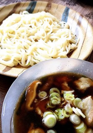 ☆簡単うまい 水沢うどん 豚肉つけ汁-レシピのメイン写真