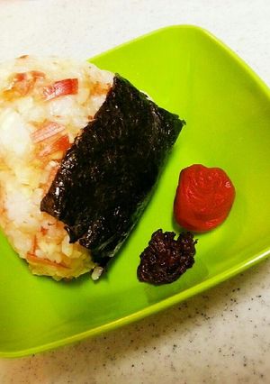 さっぱり梅で♡みょうがおかかおにぎり♡-レシピのメイン写真