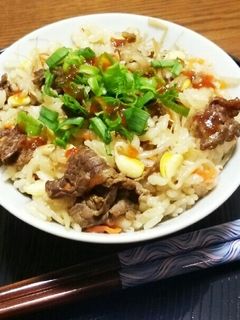 牛肉と生姜の炊き込みご飯★焼肉のたれ-レシピのメイン写真