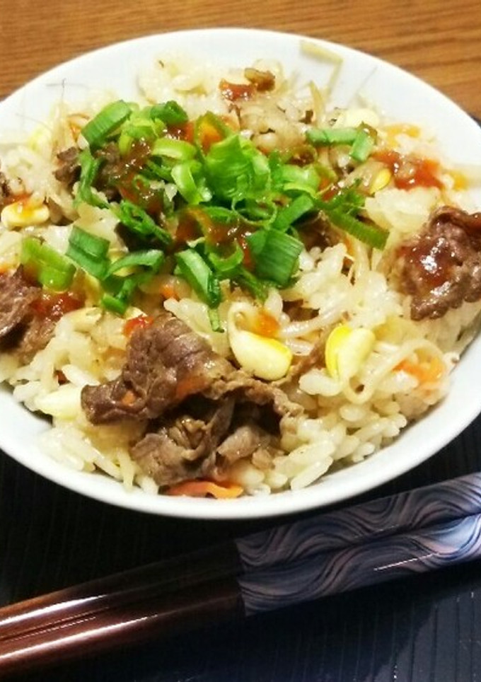 牛肉と生姜の炊き込みご飯★焼肉のたれ-レシピのメイン写真