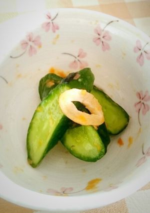 箸休めに⭐きゅうりの梅あえ-レシピのメイン写真