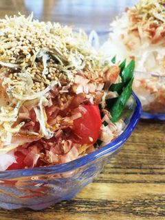 たっぷり玉ねぎとジャコの豆腐サラダ-レシピのメイン写真