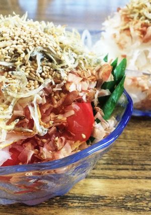 たっぷり玉ねぎとジャコの豆腐サラダ-レシピのメイン写真