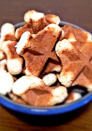 ワッフルメーカーで作る楽々クッキー-レシピのメイン写真
