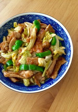 豚肉、キャベツとピーマンの甘辛炒め-レシピのメイン写真