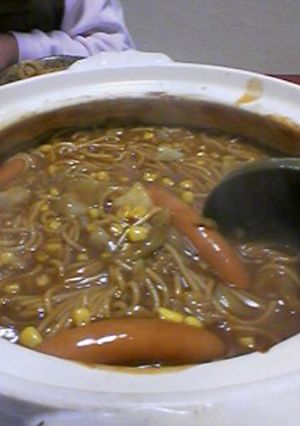 カレーパスタ鍋-レシピのメイン写真
