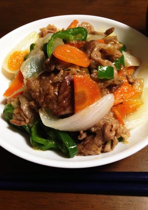 疲労回復に！豚肉と新玉ねぎの甘酢炒め-レシピのメイン写真