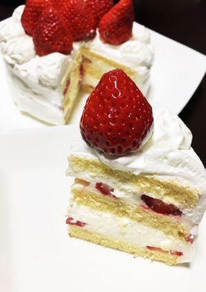 お誕生日！レアチーズのサンドケーキ-レシピのメイン写真