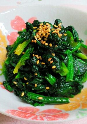 韓国料理やさんのナムル～ほうれん草～-レシピのメイン写真