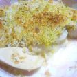 ホタテのバジルパン粉焼き♪