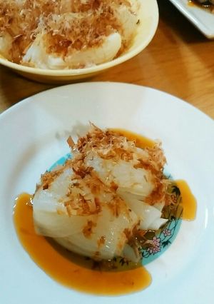 新玉ねぎをレンジでチン♪超簡単一品-レシピのメイン写真