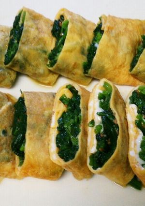 ほうれん草の卵焼き-レシピのメイン写真