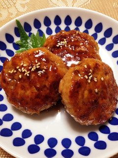 照り焼き鶏つくね-レシピのメイン写真