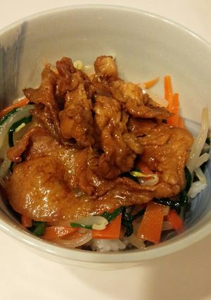 ☆簡単!!ｽﾀﾐﾅﾋﾞﾋﾞﾝﾊﾞ丼☆-レシピのメイン写真