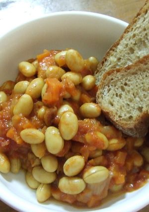 鶏と大豆のトマト煮-レシピのメイン写真