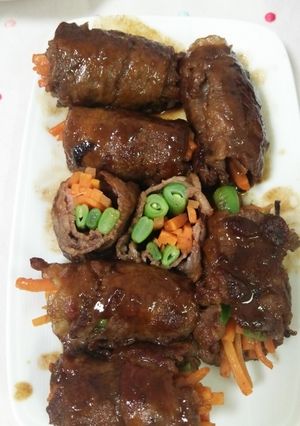 野菜の肉巻き照り焼きソース-レシピのメイン写真