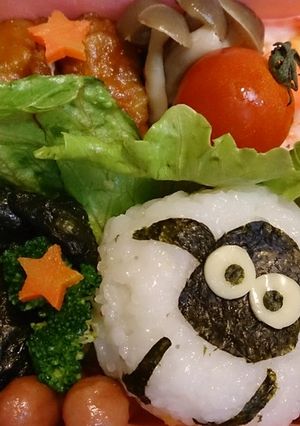 キャラ弁 ひつじのショーンとシャーリー-レシピのメイン写真